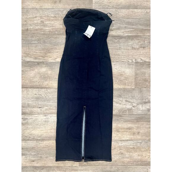 ZARA Blogger Fave Strapless Midi Dress NWT π - Picture 16 of 16